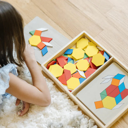 Melissa and Doug Pattern Blocks And Boards