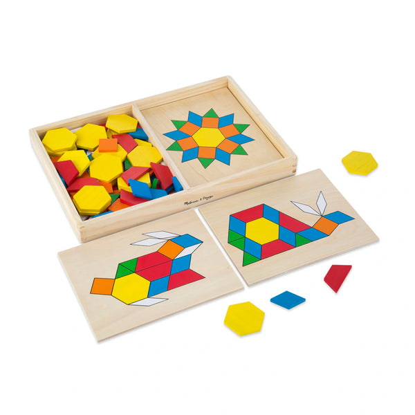 Melissa and Doug Pattern Blocks And Boards