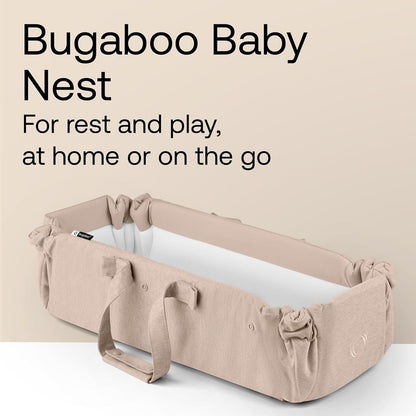 Bugaboo Portable Newborn Baby Nest Lounger – Desert Taupe