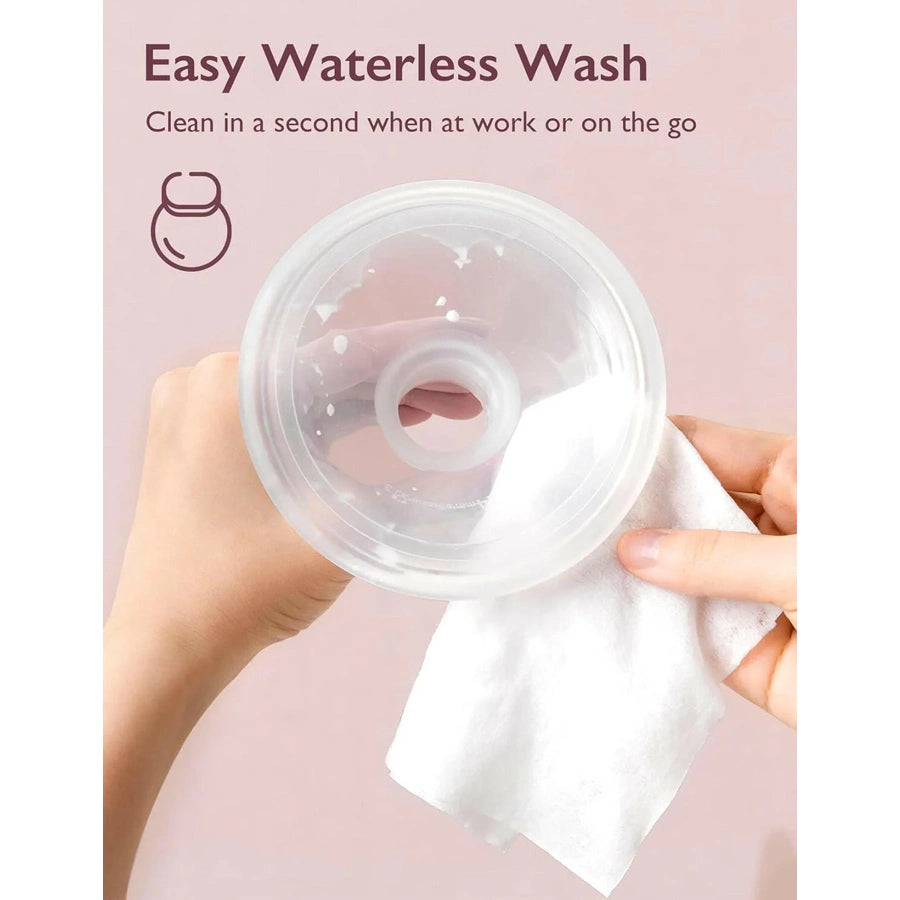 Momcozy Natural Breast Pump Wipes for Pump Parts Cleaning On-the-go (Pack of 30)