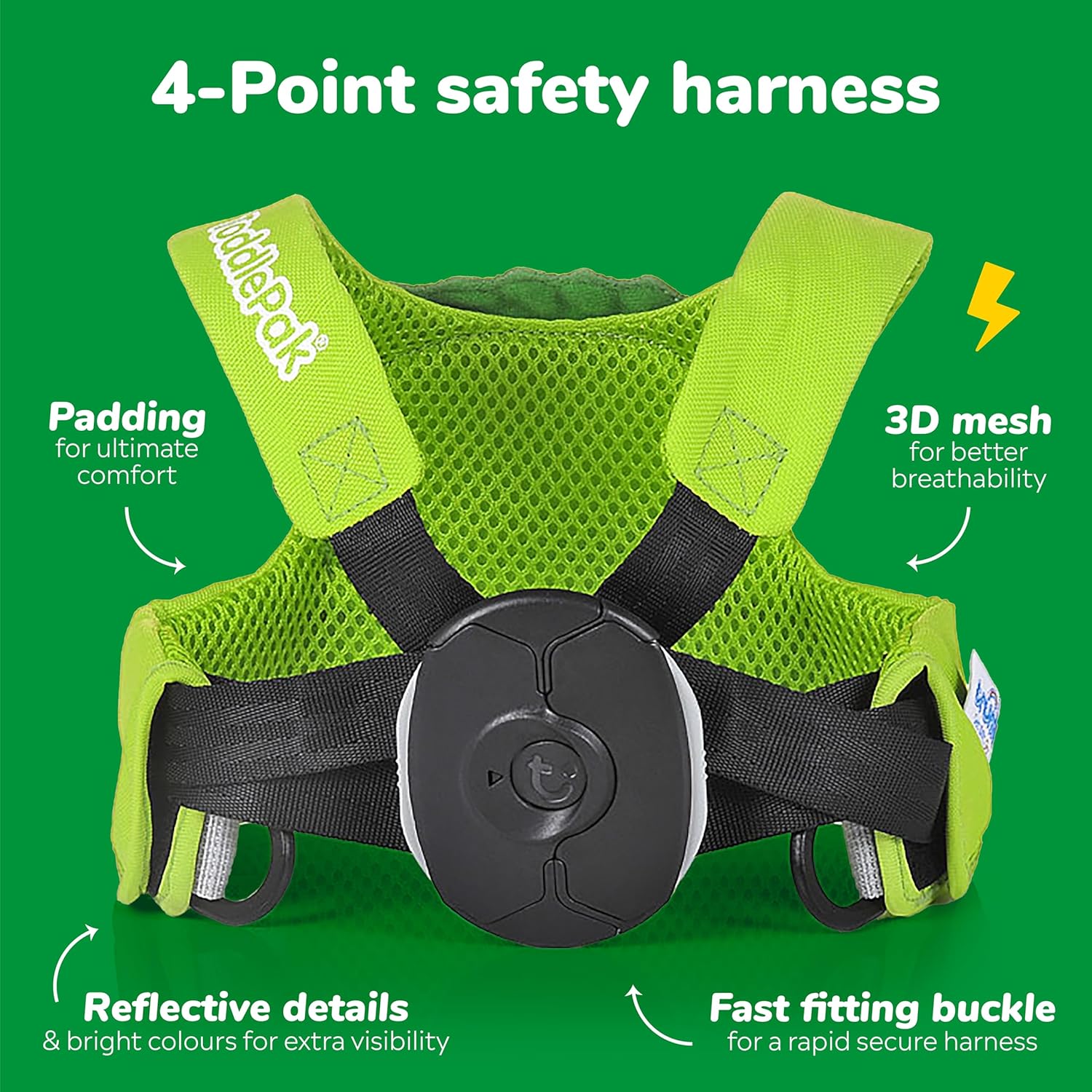 Trunki Toddlepak Walking Reins/Safety Harness (Dudley Dinosaur) Trunki Toddlepak Walking Reins/Safety Harness (Dudley Dinosaur)