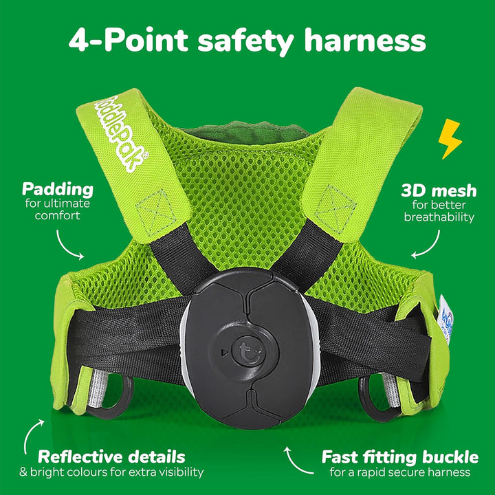 Trunki Toddlepak Walking Reins/Safety Harness (Dudley Dinosaur)