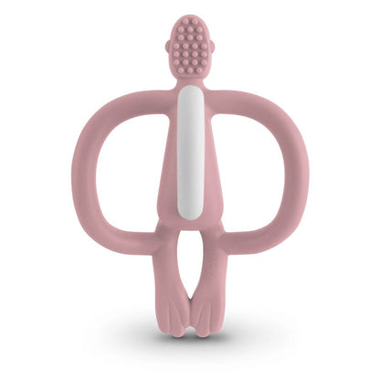 Matchstick Monkey Teething Toy (Dusty Pink)