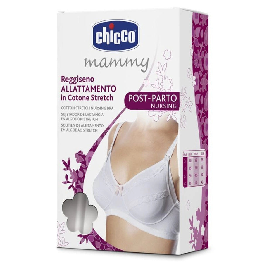 Chicco Nursing Bra in White Cotton