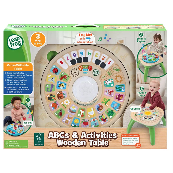 Leapfrog ABCs & Activities Wooden Table