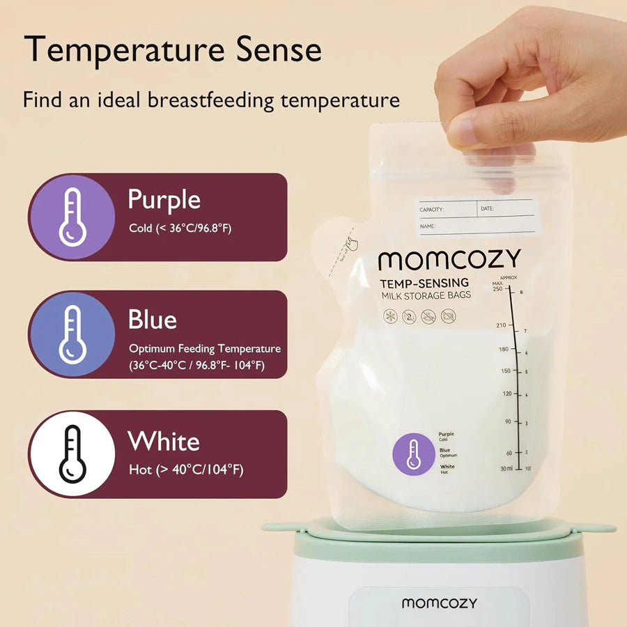 Momcozy Spout Breastmilk Storage Bags (Pack of 60)