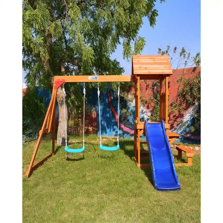 Dynamic Sports Arabian Hyrax Wooden Swing Set