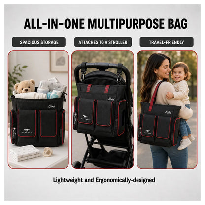 Ford Mustang Pit Stop Diaper Bag