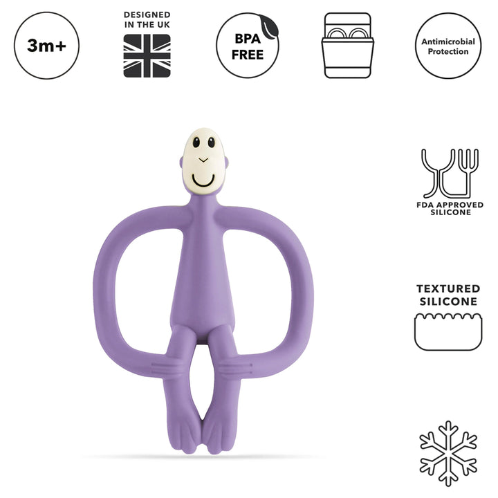 Matchstick Monkey Teething Toy (Purple)