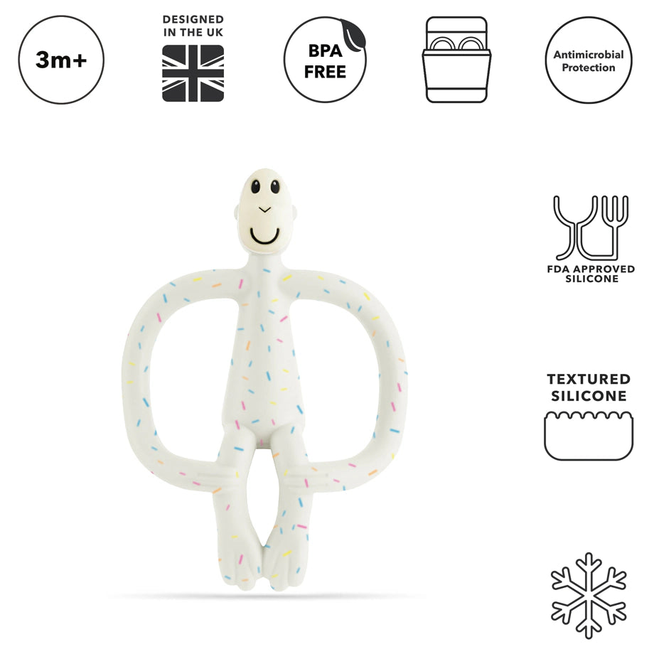 Matchstick Monkey Teething Toy (Confetti) Matchstick Monkey Teething Toy (Confetti)