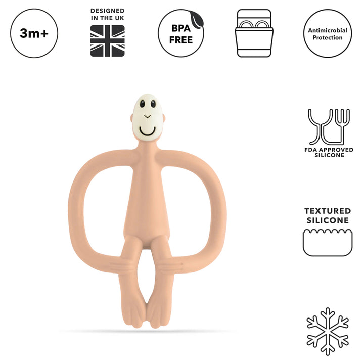 Matchstick Monkey Teething Toy (Peach)