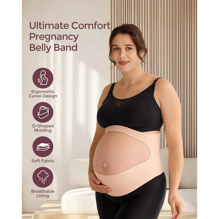 Momcozy Maternity Belt-Medium (Beige)