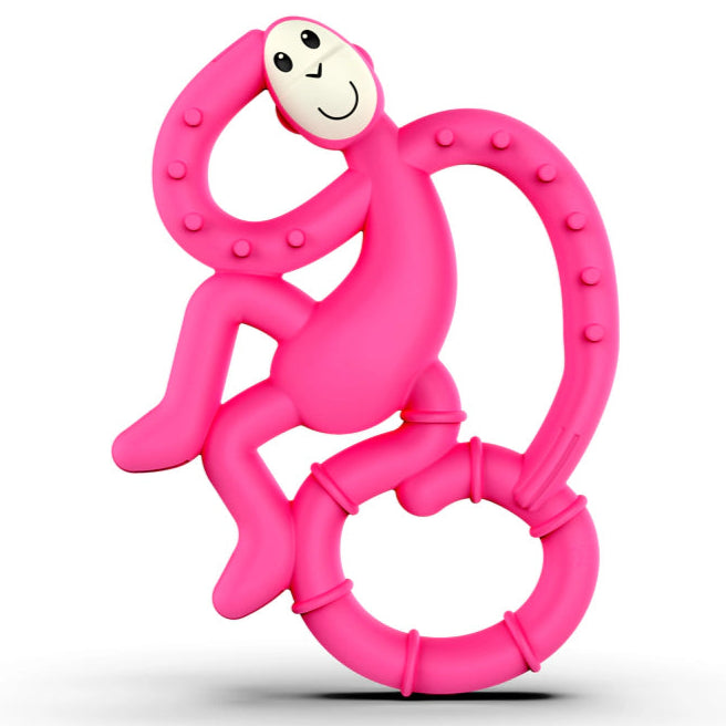 Matchstick Monkey Mini Monkey Teether (Pink)