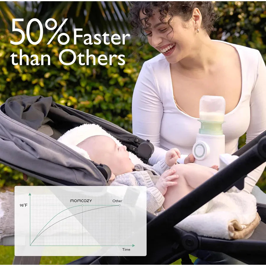 Momcozy Cordless Portable Baby Bottle Warmer for Travel