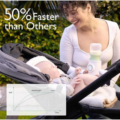 Momcozy Cordless Portable Baby Bottle Warmer for Travel
