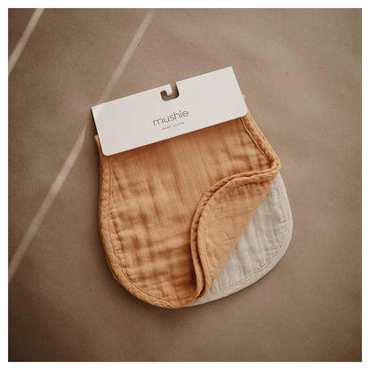 Mushie Burp Cloth (Fall Yellow/Fog)