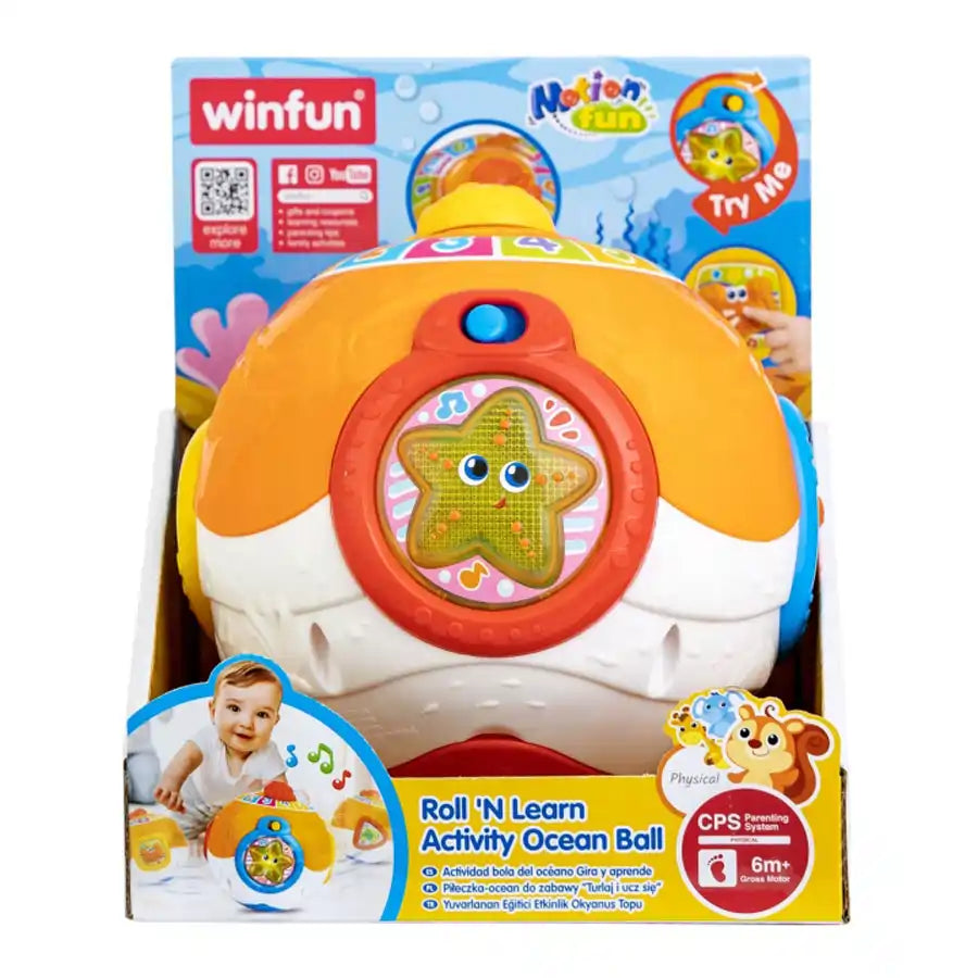 Winfun Roll 'N Learn Activity Ocean Ball Winfun Roll 'N Learn Activity Ocean Ball
