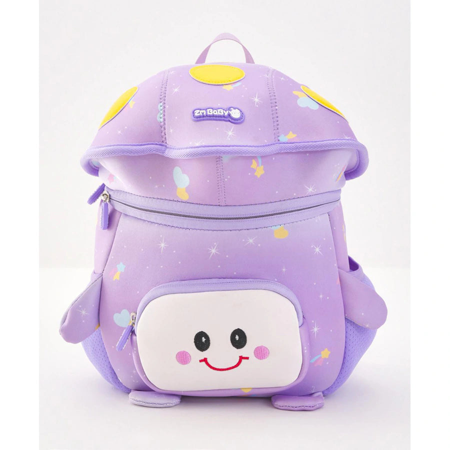 Bonfino Cartoon School Bag 11"(Purple)