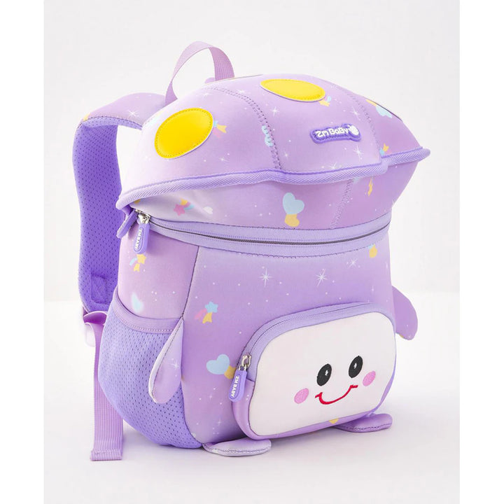 Bonfino Cartoon School Bag 11"(Purple)