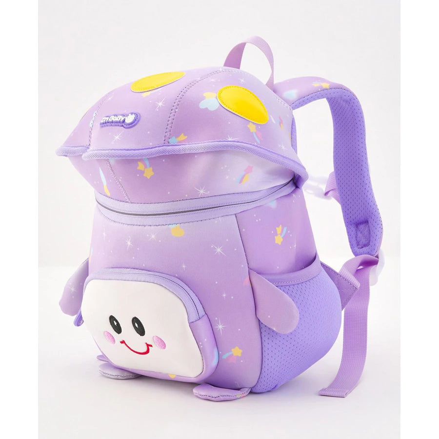 Bonfino Cartoon School Bag 11"(Purple)