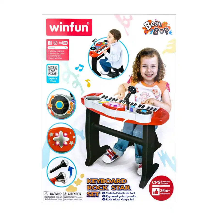 مجموعة Winfun Keyboard Rock Star مجموعة Winfun Keyboard Rock Star