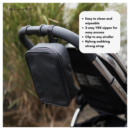 MILK + WATER Double Bottle Go Bag (Off Black)