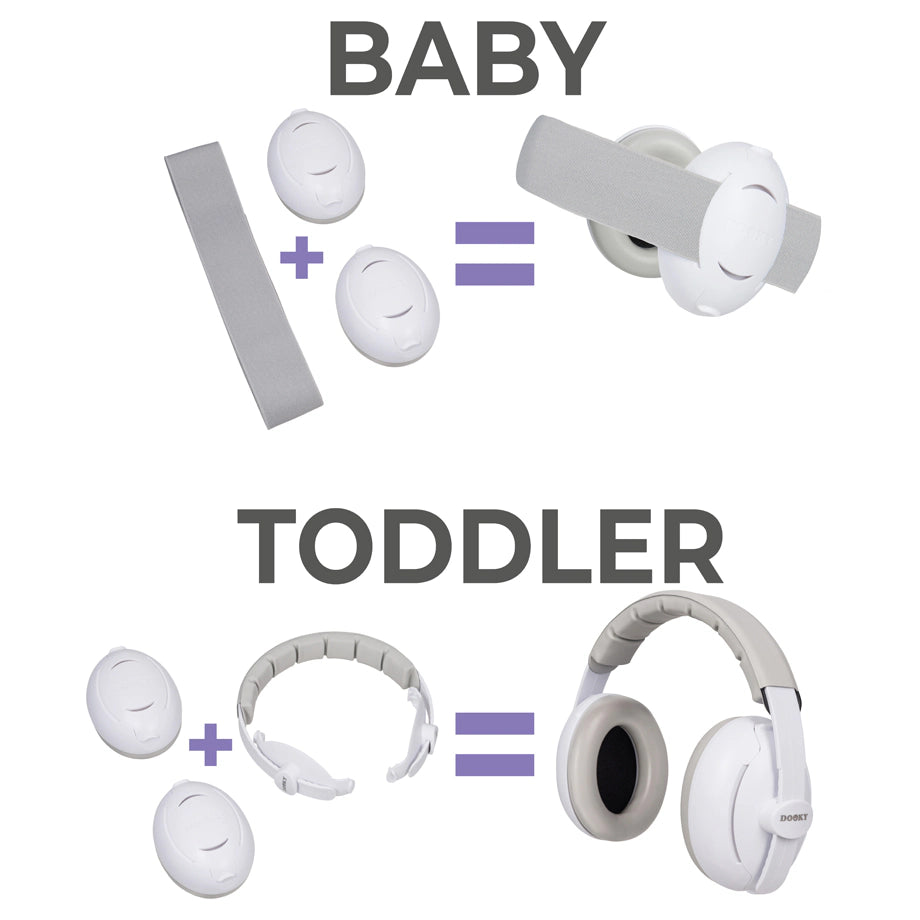 Dooky Ear Protection 2-in-1 Baby Toddler