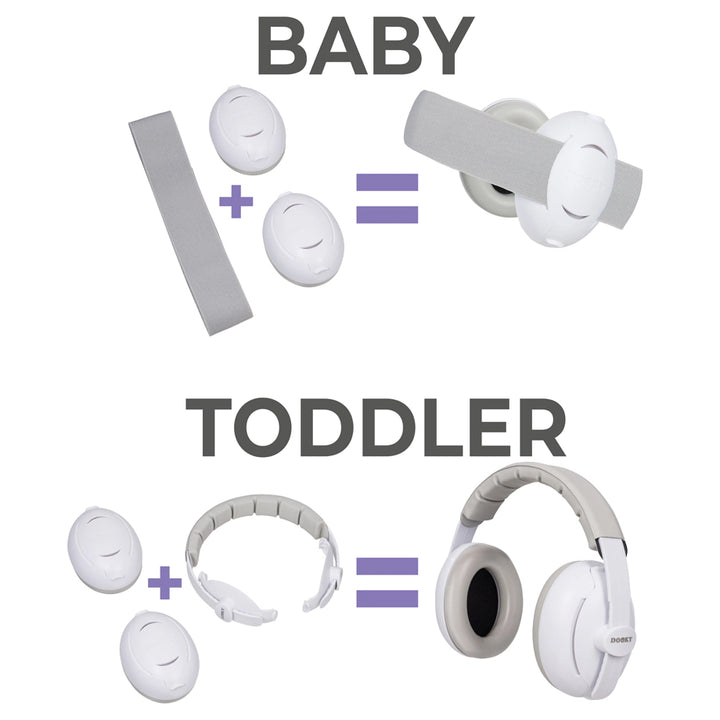 Dooky Ear Protection 2-in-1 Baby Toddler