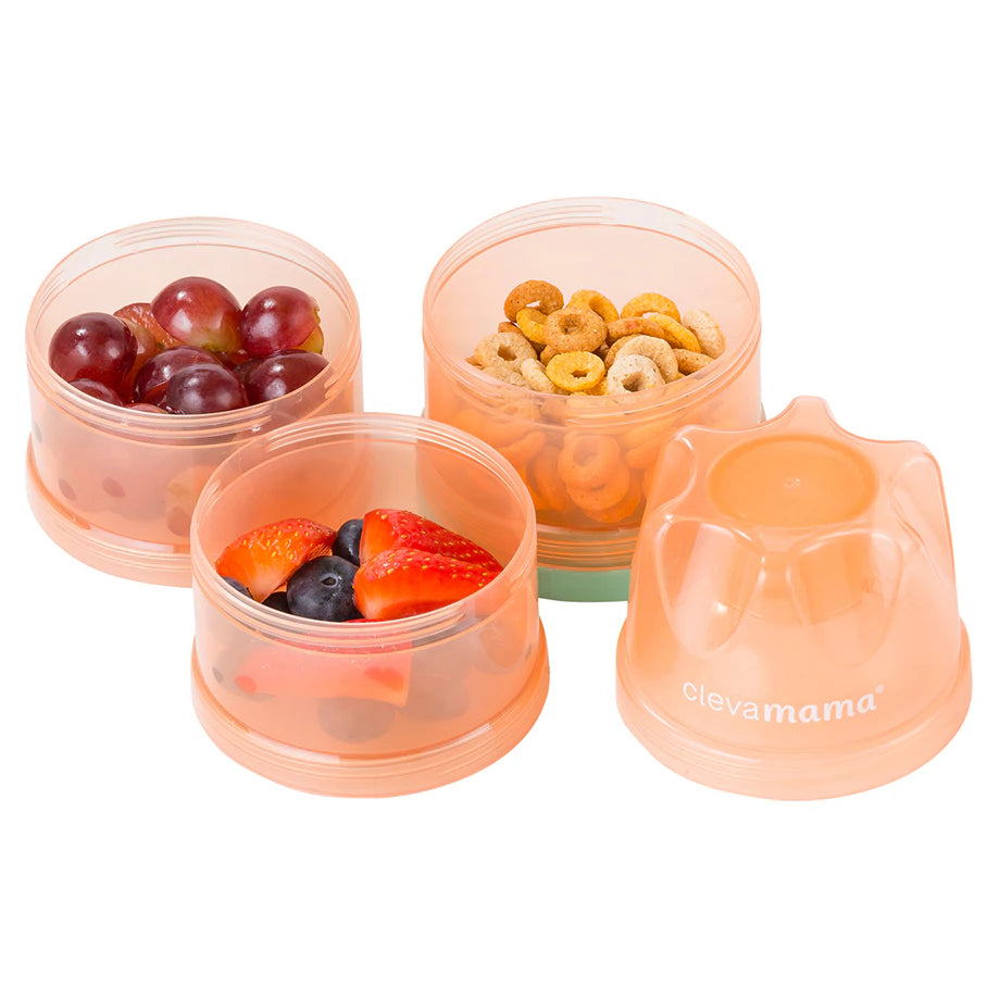 Clevamama Travel Container Stackable Formula & Food Container Clevamama Travel Container Stackable Formula & Food Container