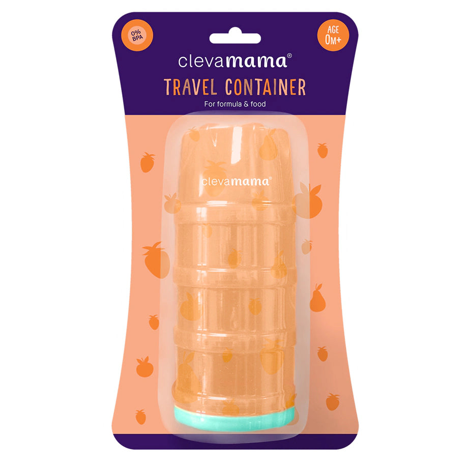 Clevamama Travel Container Stackable Formula & Food Container Clevamama Travel Container Stackable Formula & Food Container