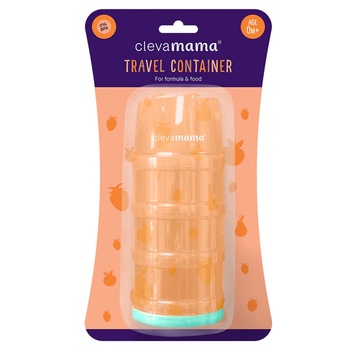 Clevamama Travel Container Stackable Formula & Food Container