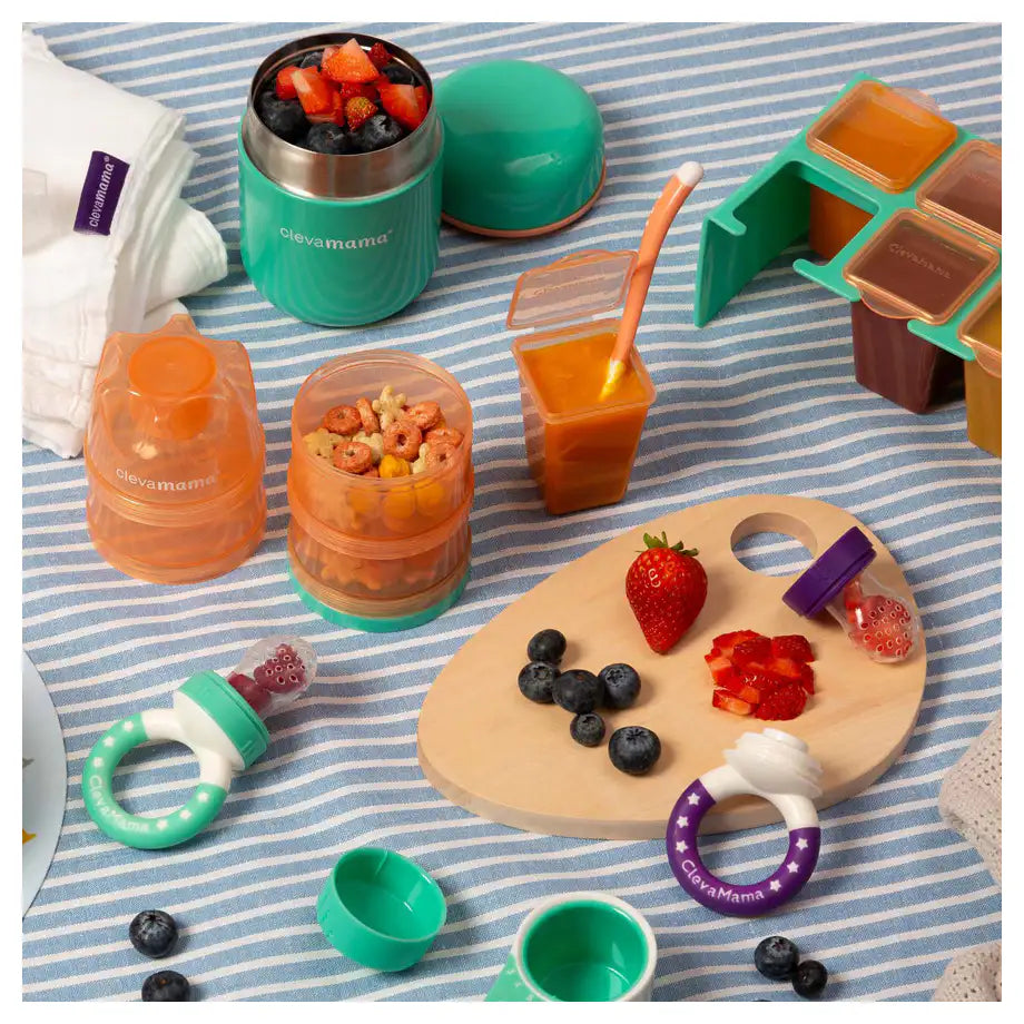 Clevamama Travel Container Stackable Formula & Food Container Clevamama Travel Container Stackable Formula & Food Container