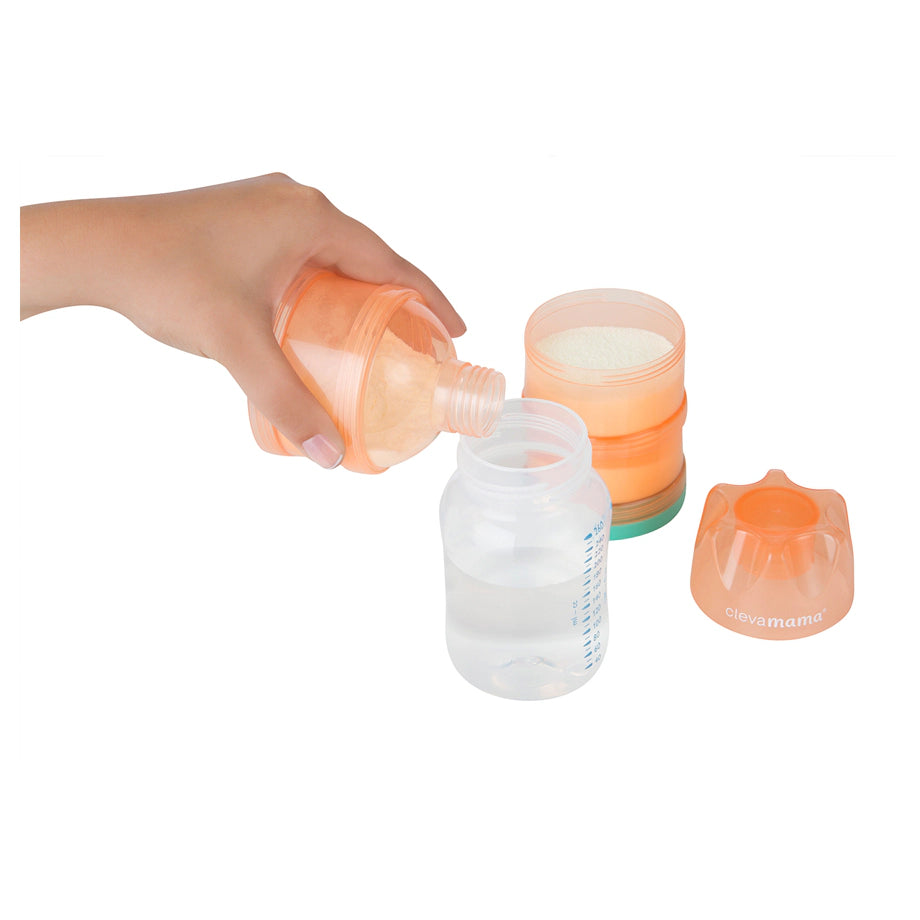 Clevamama Travel Container Stackable Formula & Food Container Clevamama Travel Container Stackable Formula & Food Container