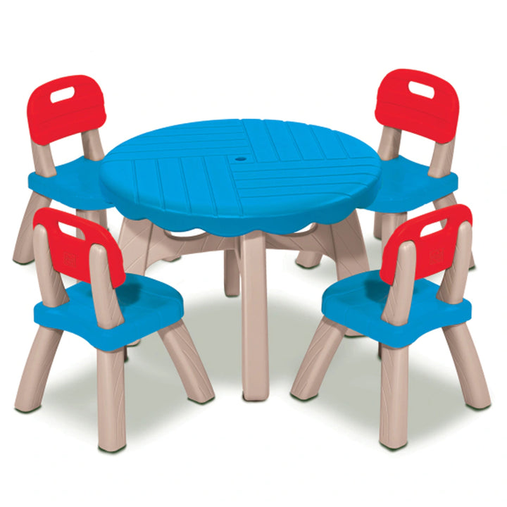 Grow'n Up Summertime Patio Set Kids Outdoor Table & Chair Set
