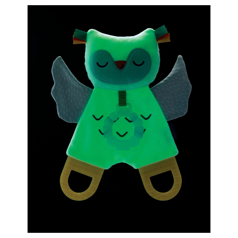 Infantino Glow in the Dark Cuddle & Teether Owl (0M+)