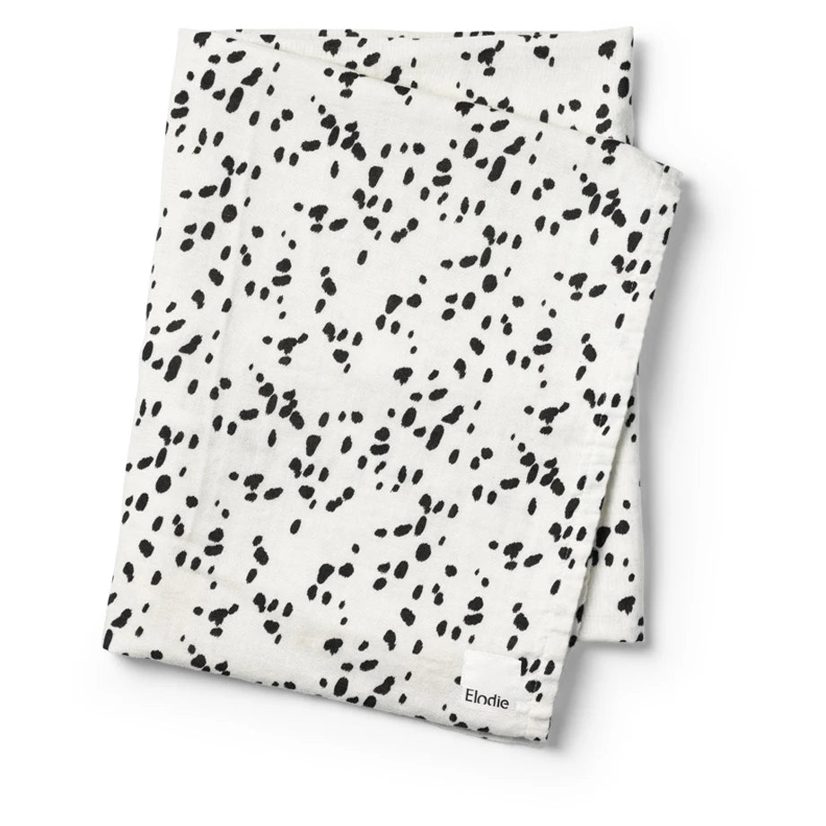Elodie Bamboo Muslin Blanket (Dalmatian Dots)