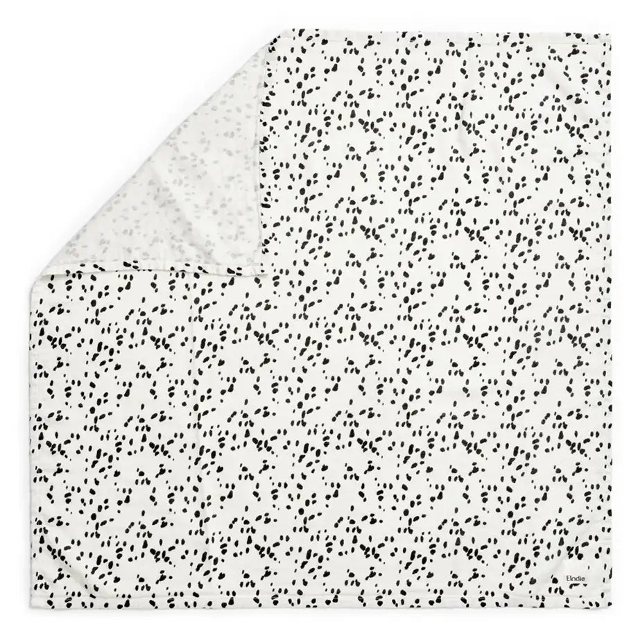 Elodie Bamboo Muslin Blanket (Dalmatian Dots)
