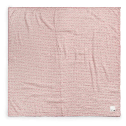 Elodie Bamboo Muslin Blanket (Embroidery Anglaise Pink)