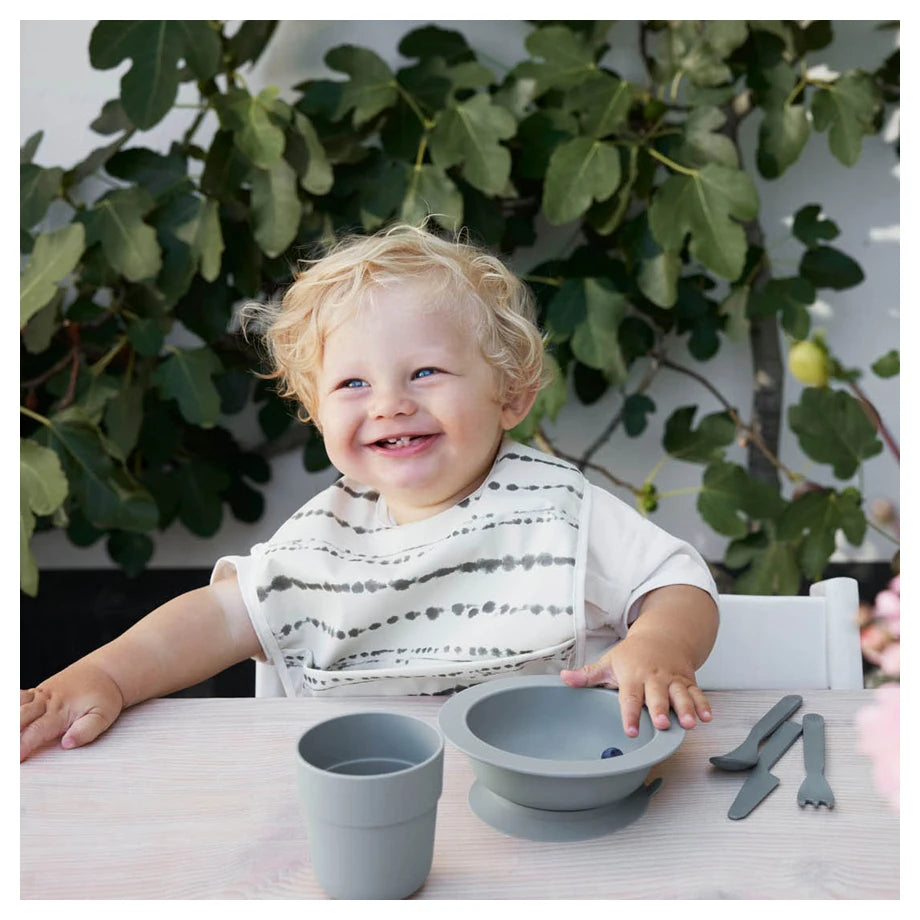 Elodie Baby Bib (Tidemark Drops)