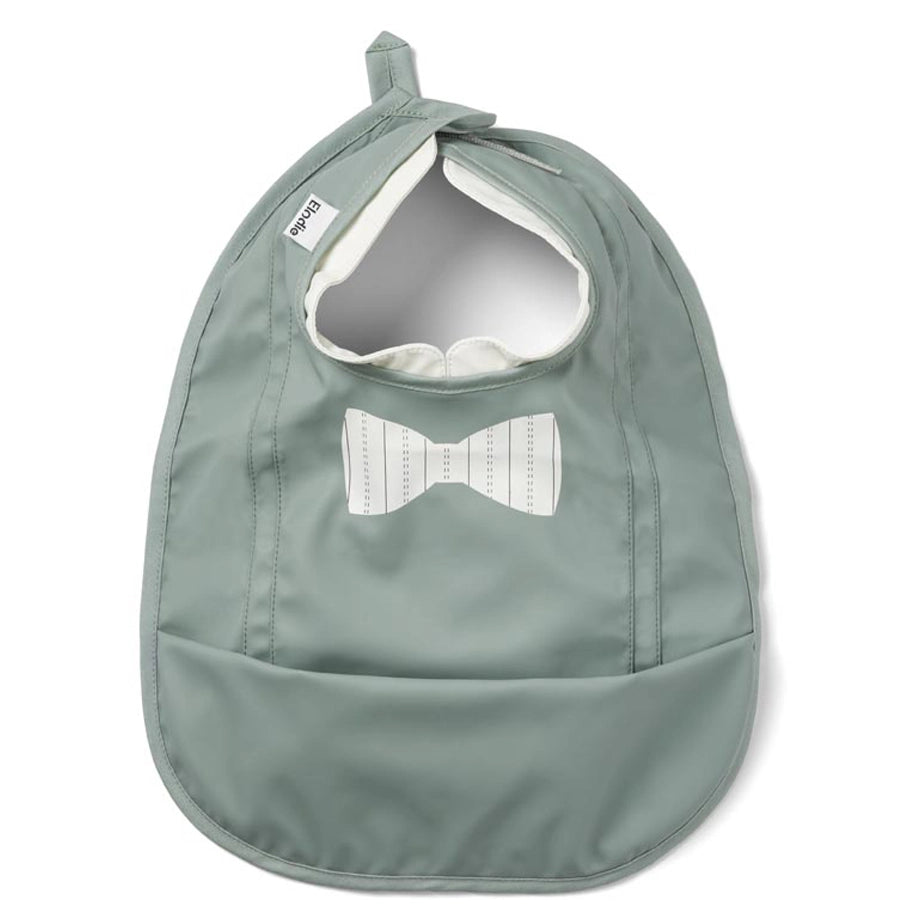 Elodie Baby Bib (Pebble Green)