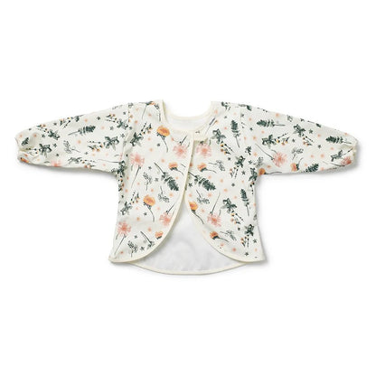 Elodie Longsleeve Baby Bib (Meadow Blossom)