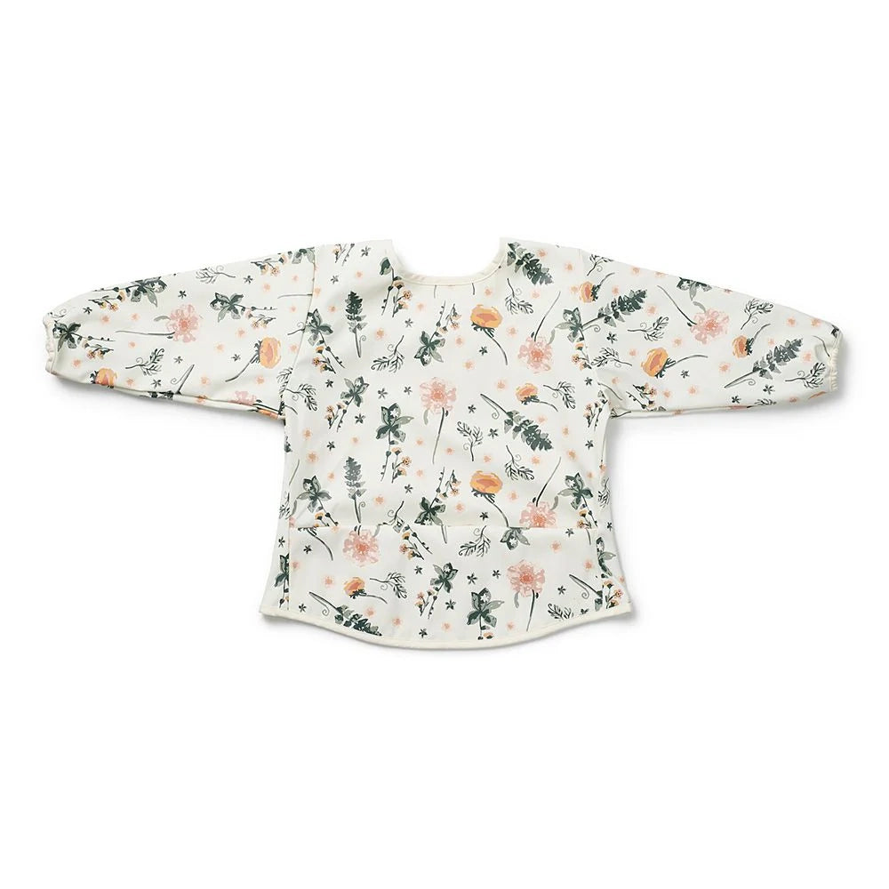 Elodie Longsleeve Baby Bib (Meadow Blossom)