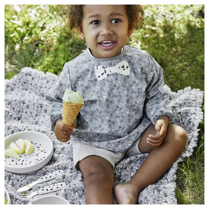 Elodie Longsleeved Baby Bib (Free Bird)