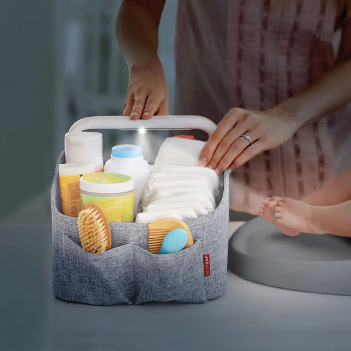 Skip Hop Light Up Diaper Caddy (Grey)