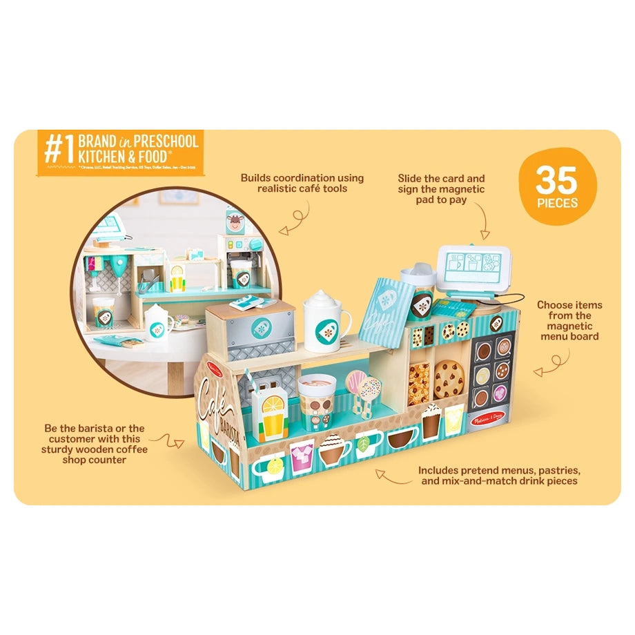 Melissa and Doug Cafe Barista Coffee Shop