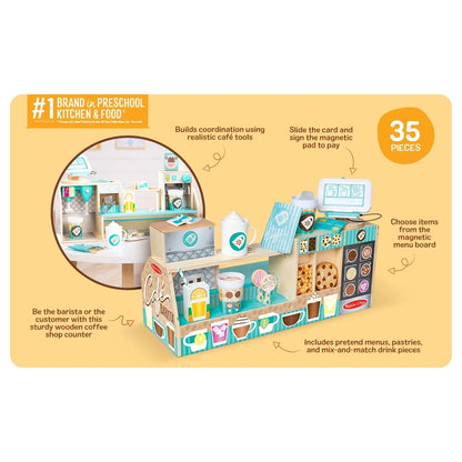 Melissa and Doug Cafe Barista Coffee Shop