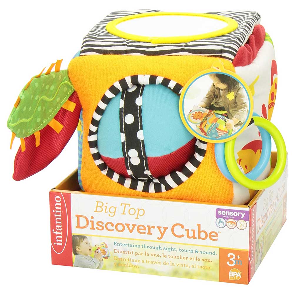 Infantino - Peek & Seek Sensory Discovery Cube