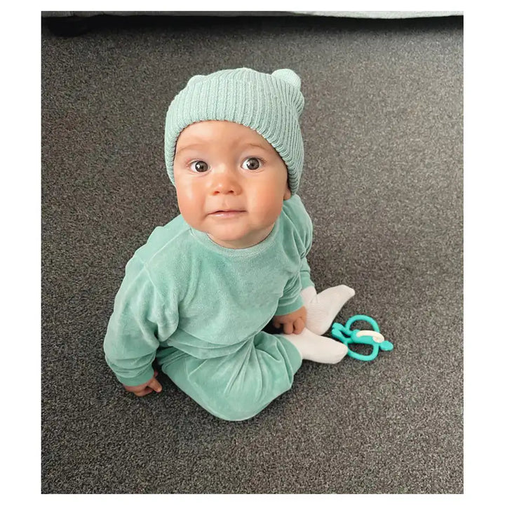 Matchstick Monkey Teething Toy (Mint Green)