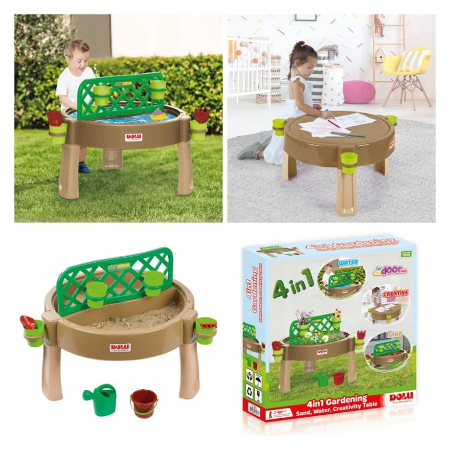 Dolu Gardening, Sand, Water, Creativity Table (4 In 1)