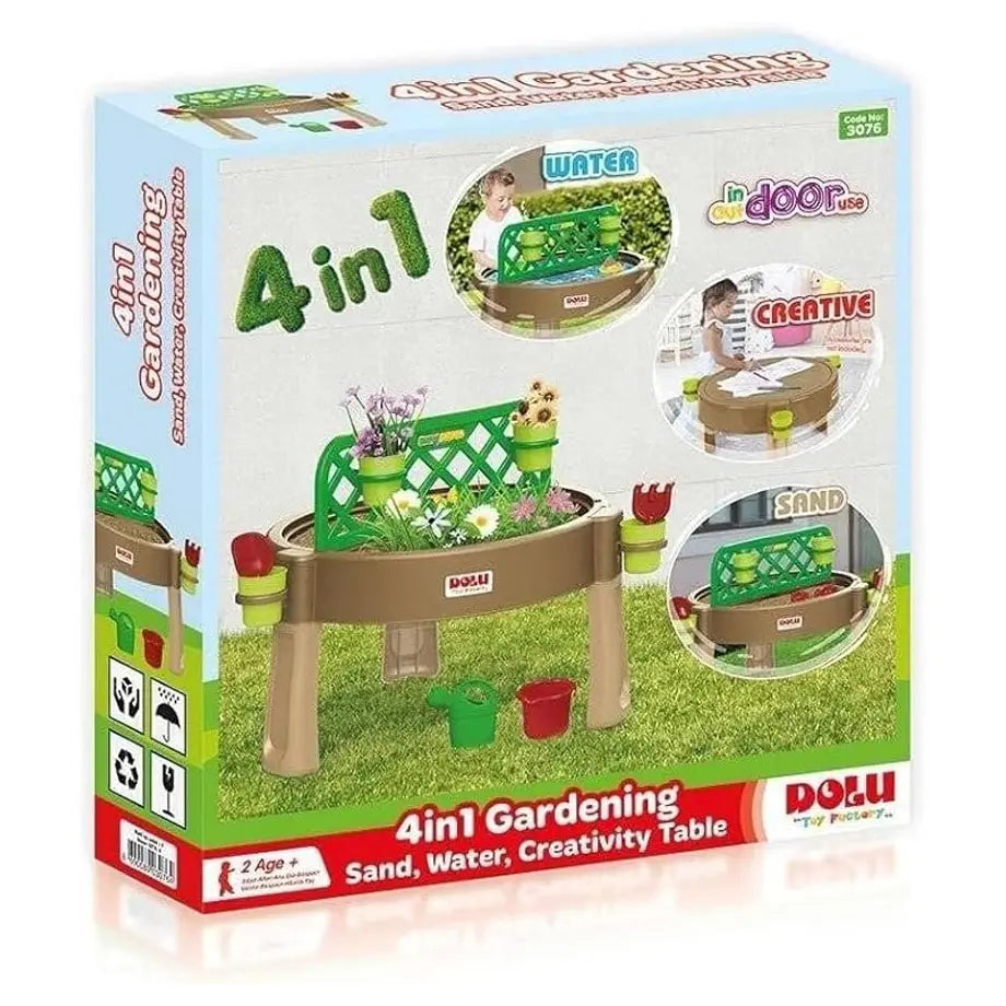 Dolu Gardening, Sand, Water, Creativity Table (4 In 1)